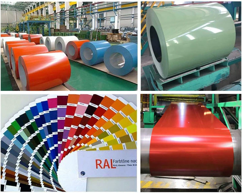 Hikaruh Spandrel Bending Materials Color Coated Galvanized PPGI Steel Coil with 20micro Color Film