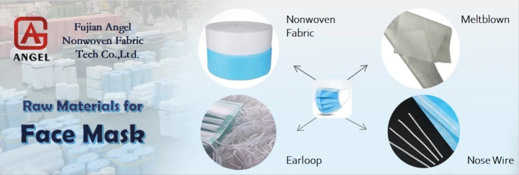 Original Materials Filter Polypropylene Spunbond Nonwoven Fabric Mask Cloth
