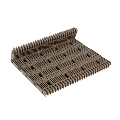 Tab Radius Solid Top Belt Plastic Modular Conveyor Belt