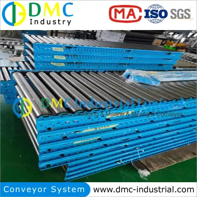 Carbon Steel Stainless PU PVC HDPE Heavy Duty Chain Driven Gravity Free Powered Roller Conveyor with Adjustable Speed Load Capacity