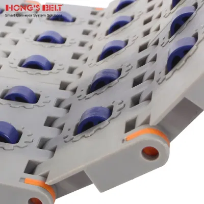 Hongsbelt Modular Plastic Conveyor Belt Roller Top Modular Plastic Conveyor Belt for Sorting Conveyor