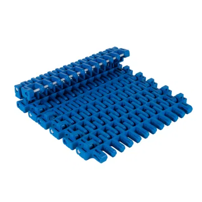 Flush Grid Base Flights M2540 Plastic Modular Belt