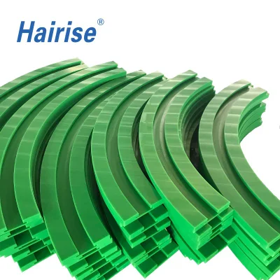  Hairise Polymer Curved Linear Roller Rails Plastic Conveyor Chain Belt Guide
