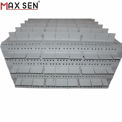  PP/POM Plastic Modular Belt with Flight for Beverage Machine