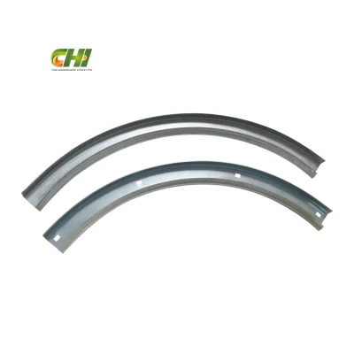  Garage Door Track Slotted Angle Iron Corner Horizon Track High Speed R10 Garage Door Track for 8&prime; High Door Set