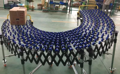  Adjustable Conveyor Legs Caster Guides for Box