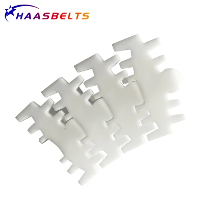 Haasbelts Conveyor Plastic Flexible Plain Tabletop Chain