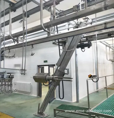 High Quality 300 Heads Per Hour Pneumatic Sheep Skin Puller Machine Goat Slaughtering Machine for Abattoir Equipment for Slaughterhouse