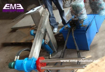 High Quality 300 Heads Per Hour Pneumatic Sheep Skin Puller Machine Goat Slaughtering Machine for Abattoir Equipment for Slaughterhouse