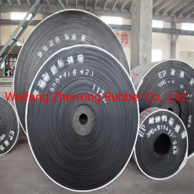 Ep Rubber Belting Fabric Conveyor Belt for Inclined Belt Conveyor