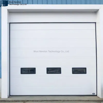 Remote Control Industrial Sectional Industry Door with Passing Door