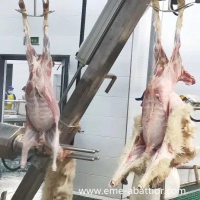 High Quality 300 Heads Per Hour Pneumatic Sheep Skin Puller Machine Goat Slaughtering Machine for Abattoir Equipment for Slaughterhouse
