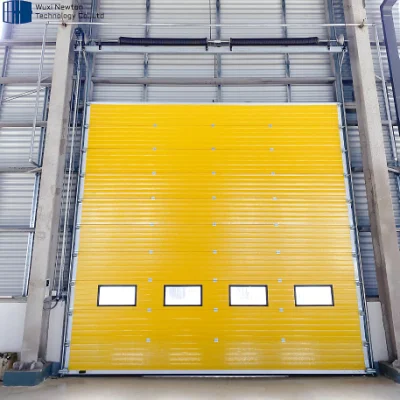 Excellent Thermal Insulation Sectional Overhead Door with Windows