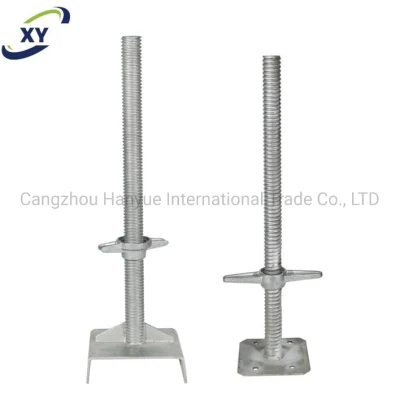 Construction Building Material Scaffold Steel Swivel Scaffold Solid Jack Base for Slab Support Made in China