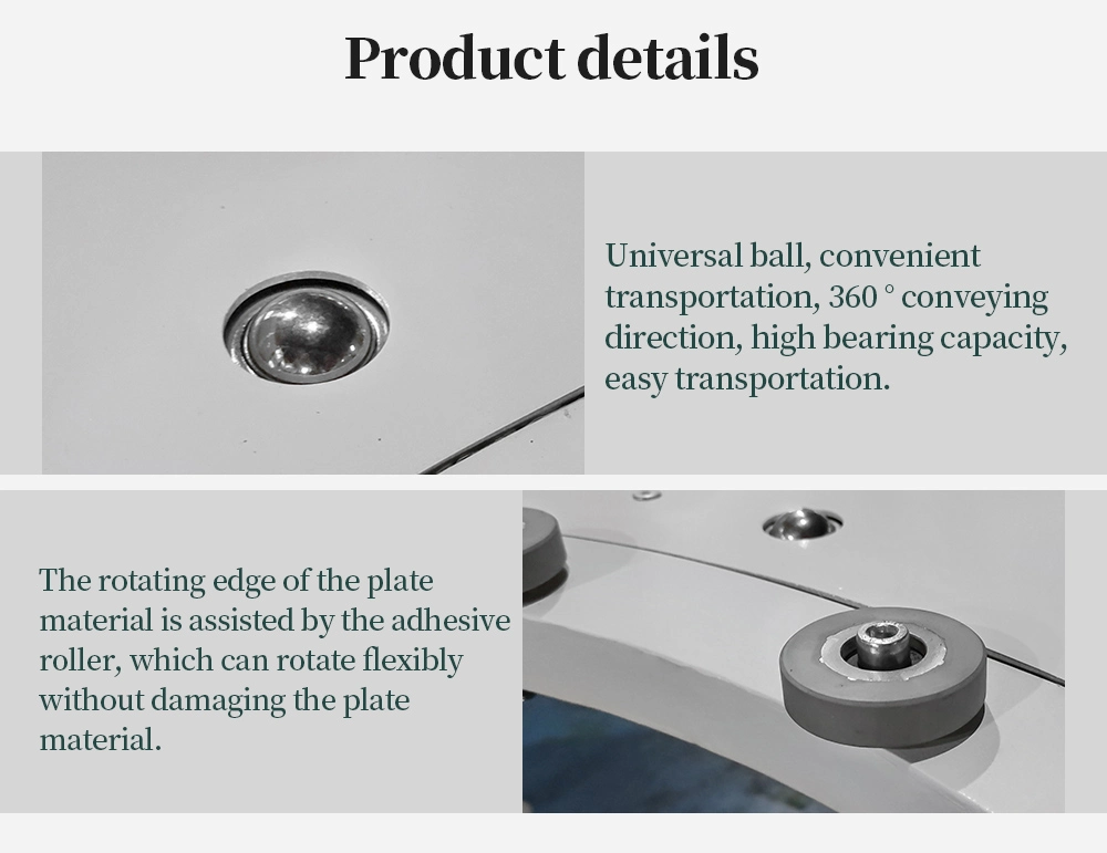 Ball Transfer Unit Table Conveyor for Carton, Box Production Line