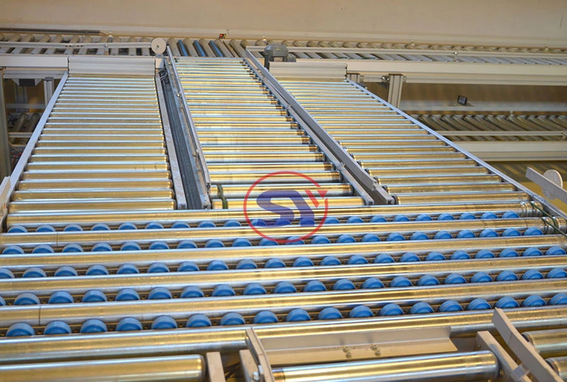 Powered Turning Tapered Roller Conveyer for Combining Conveyor Line