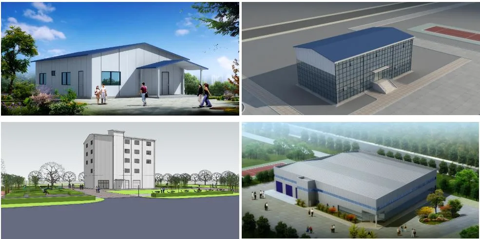 Gable Frame Metal Building Prefabricated Industrial Steel Structure Warehouse Non Standard Steel Structural Components