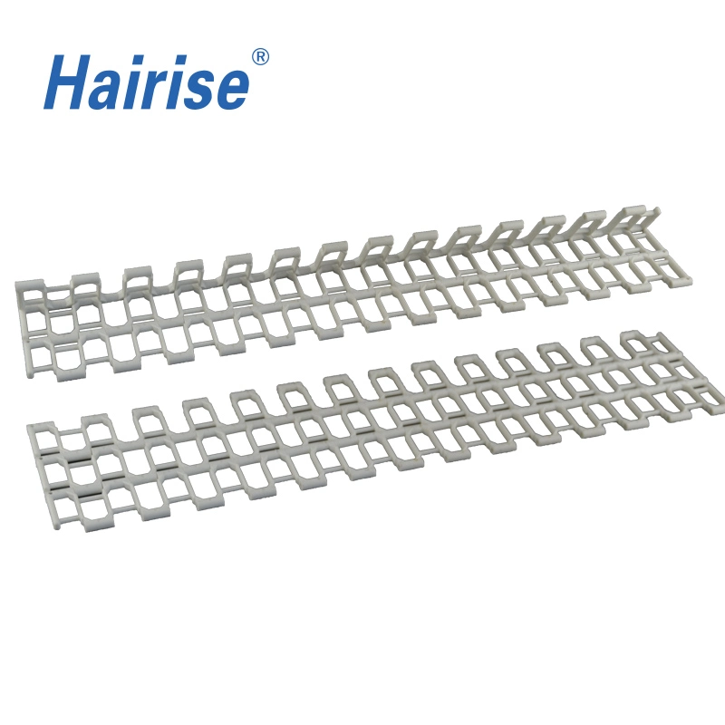 Har7950 Series Material POM/PP Flush Grid Modular Belt with ISO Certificate