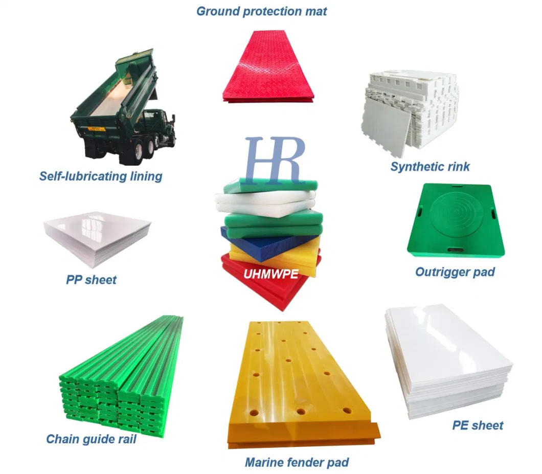 Customized Color 4X8 UHMWPE Polyethylene Sheet UHMWPE Standard Sheets