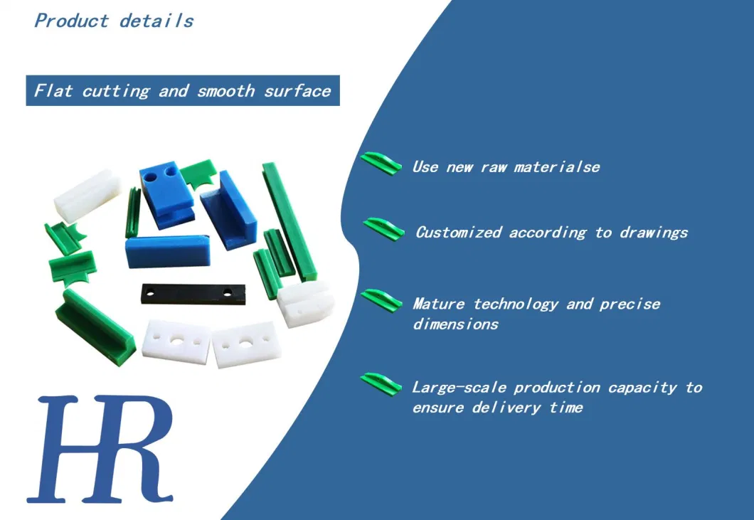 Guide Rails Machined Plastic Components High Volume Production