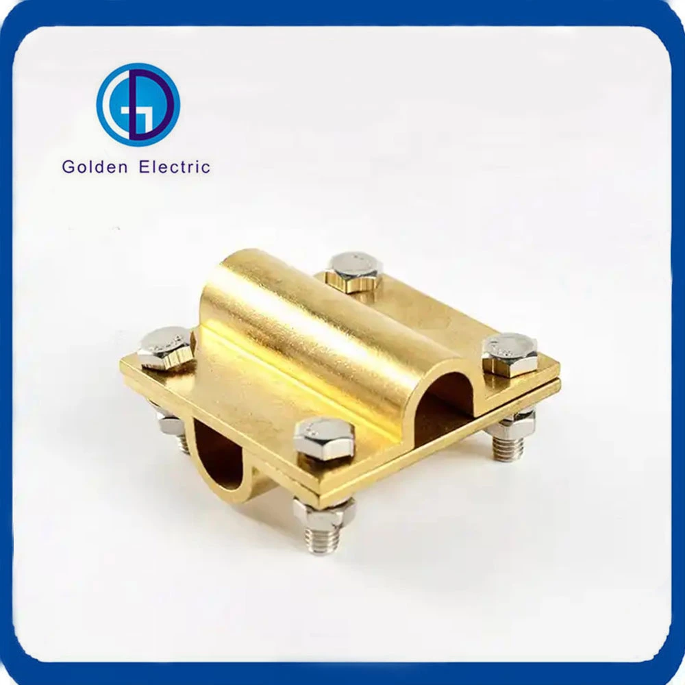 a/G/D Type Brass Earth Clamp for Connecting Ground Rod and Conductor