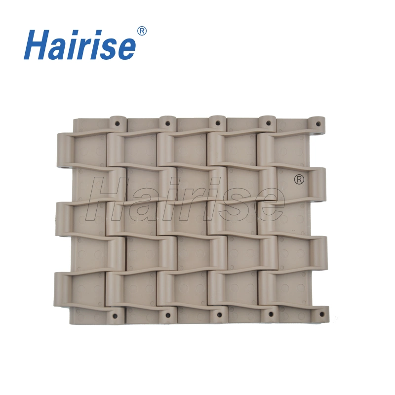 Hairise Flat Top Plastic Perforated Modular Belts for Frozen Food