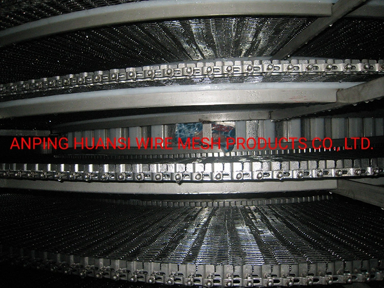 Stainless Steel Spiral Wire Mesh Conveyor Belt for Food Cooling Industry