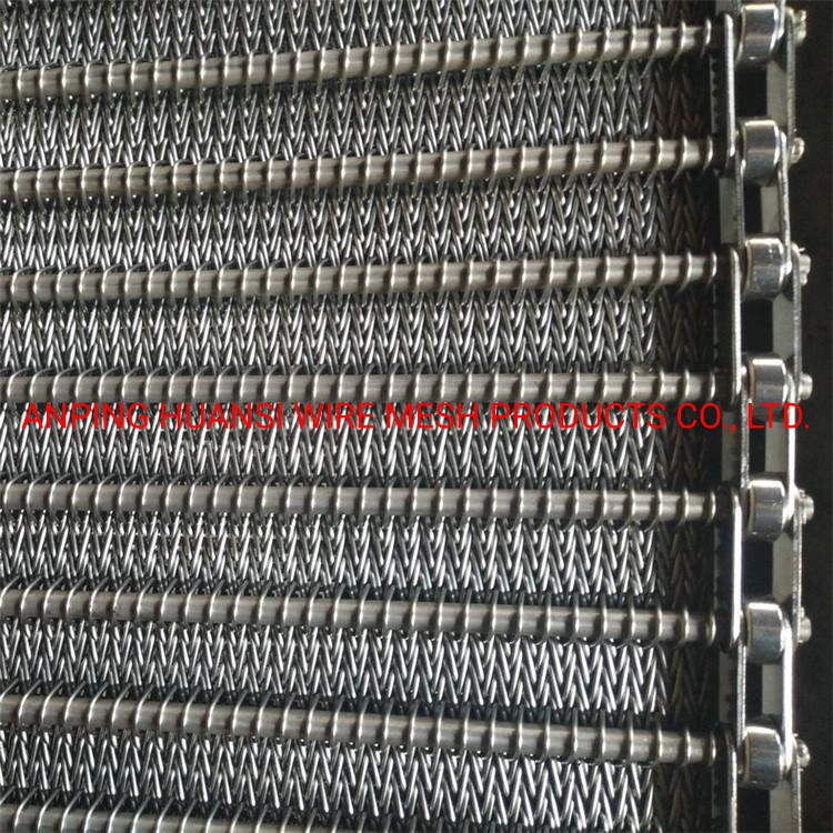 Stainless Steel Mesh Belt Chain Driven Conveyor Belting for Steam Pot