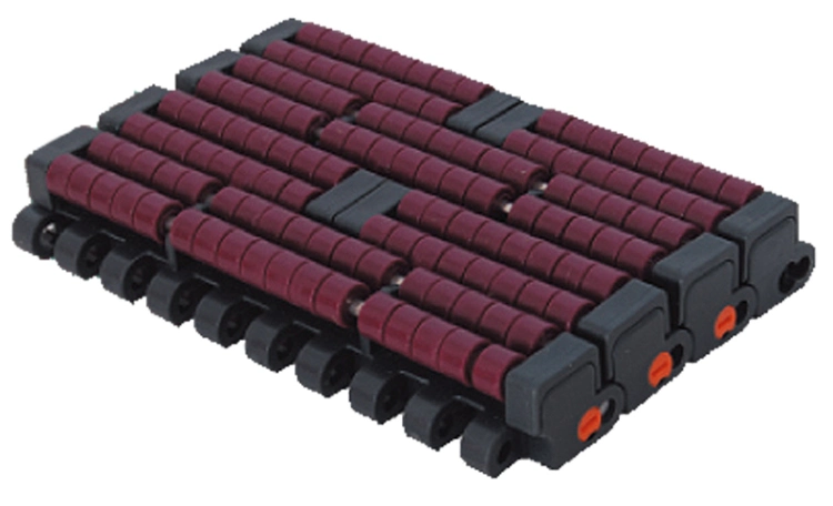 Haasbelts Roller Top (RT1005) Modular Conveyor Belt for Carton Transportation Industry