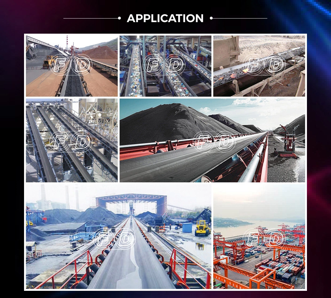 High Temperature Resistant EPDM Rubber Conveyor Belt for Metallurgical Industry