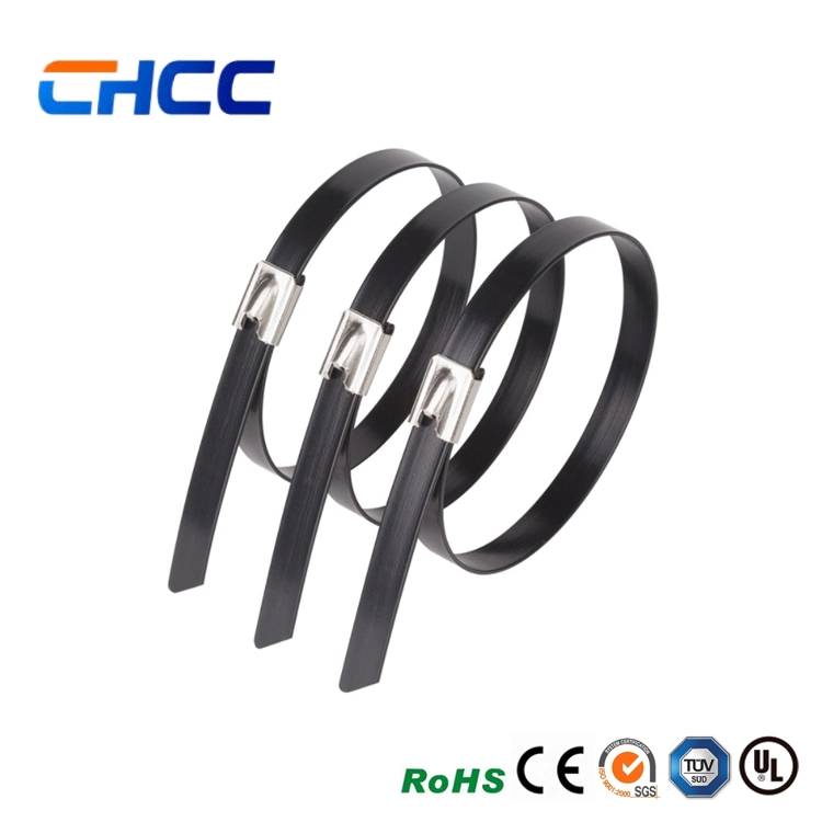 Releasable Self-Locking UV Plastic Colorful Nylon 66 Stainless Steel Cable Wire Zip Ties