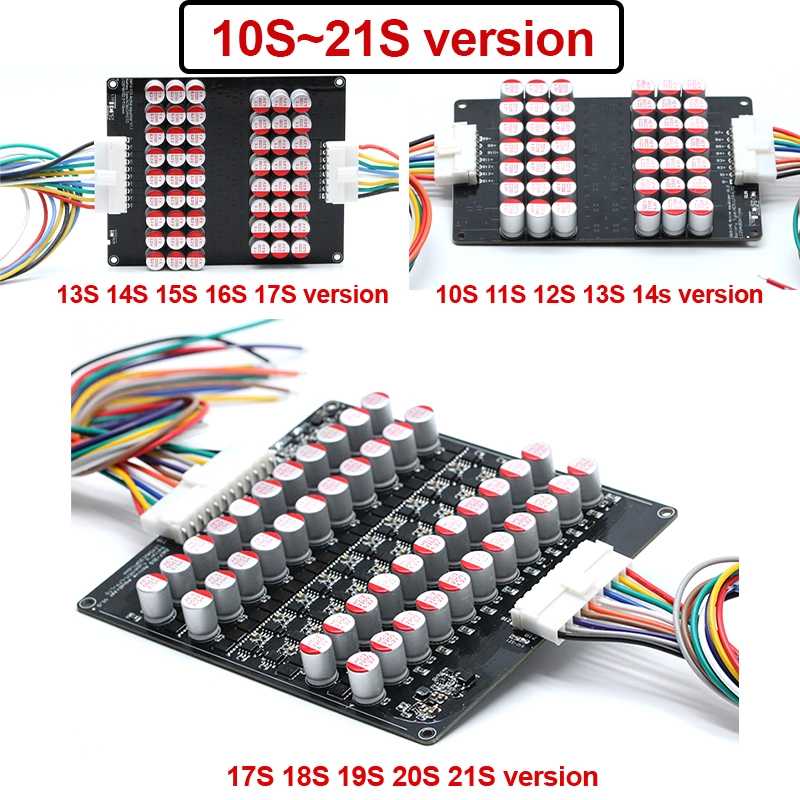 1A 2A 5A LiFePO4 Lithium Lipo Lto Capacitor Energy Active Equalization 4s 8s 16s Balance Battery Management System