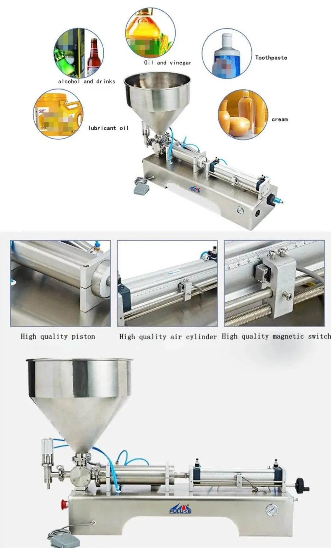 Big Vertical Form Filling and Sealing Automatic Powder/Bread/Meat/Candy Packaging/Packing/Package Machine Filling Shaped Bag Making Packaging Machine Packing Ma