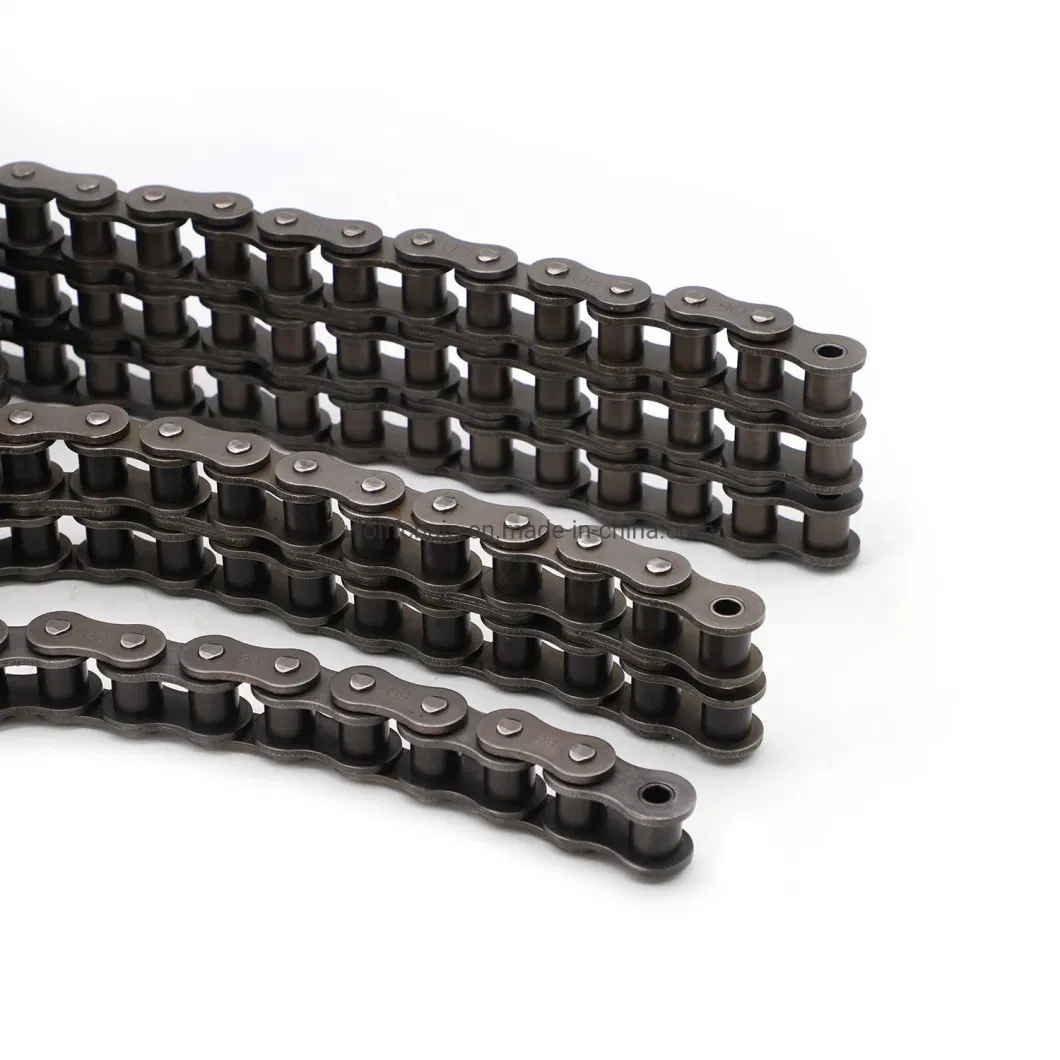 Customized Steel Short Pitch Transmission Bush Double Flex Chain Drive Chain