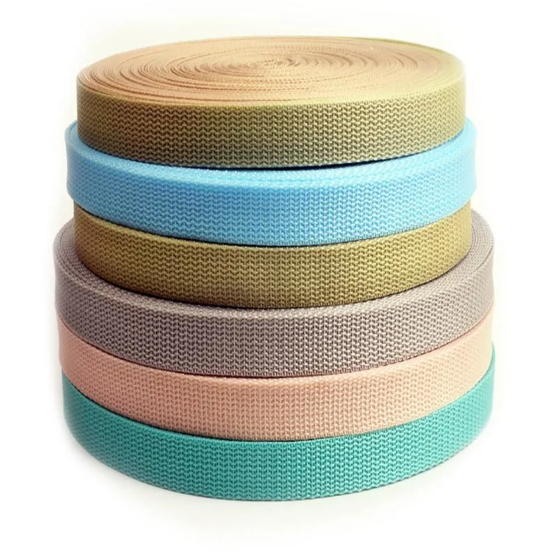 Multi Color 15mm Width 1mm Thickness Bag Straps Handle PP Webbing Belt Rolls