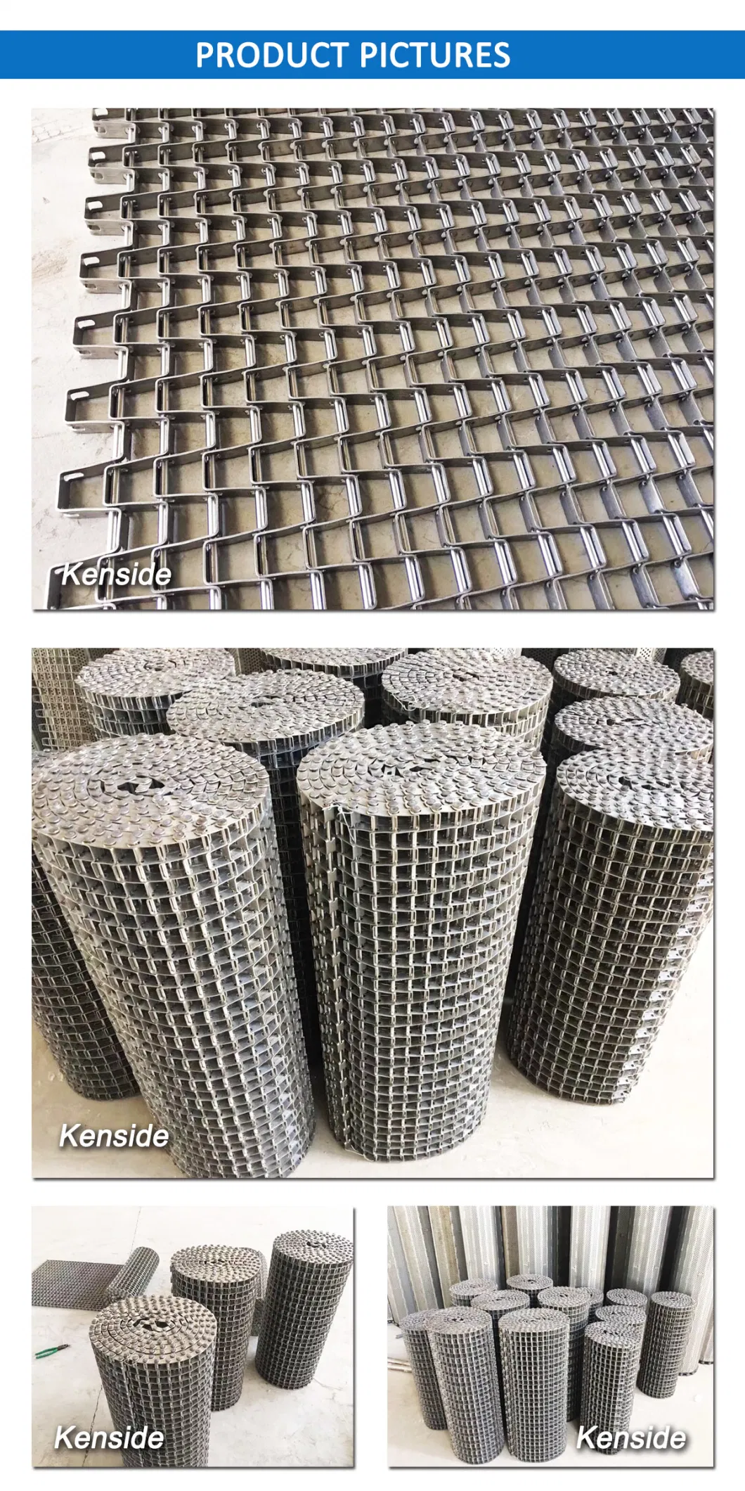 Manufacturer Stainless Steel Honeycomb Belting