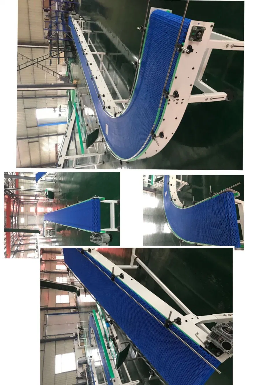 Manufacturer of Blue Turning Conveyor Belt with ISO&amp; CE Certificate