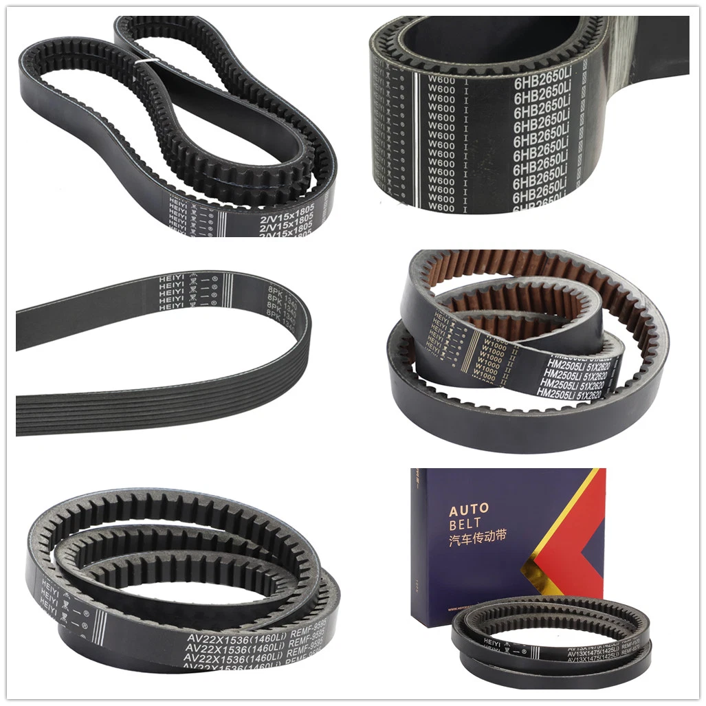 AV10*1000 Professional and Quality Assurance Rubber Raw Edge Cogged Auto V Belt Fan Belt