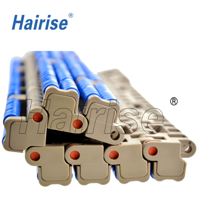 Hairise High Quality Material POM Har1005 Roller Top Conveyor Modular Belt