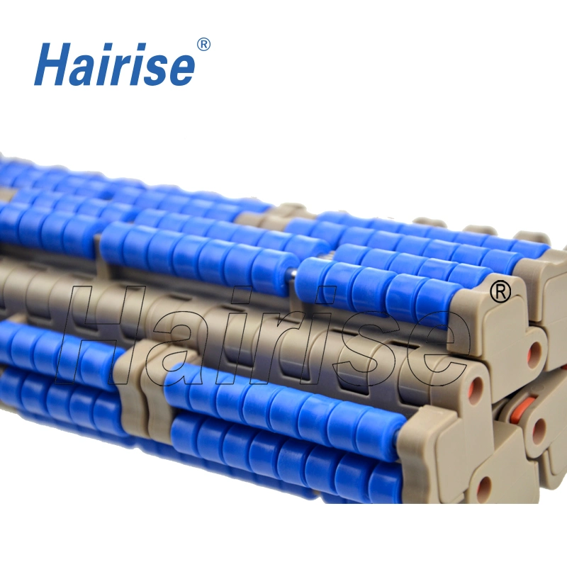 Hairise High Quality Material POM Har1005 Roller Top Conveyor Modular Belt