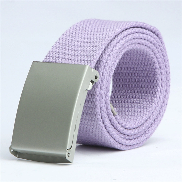 Men&prime;s Nylon Belts 38mm Width Canvas Belt with Metal Buckle