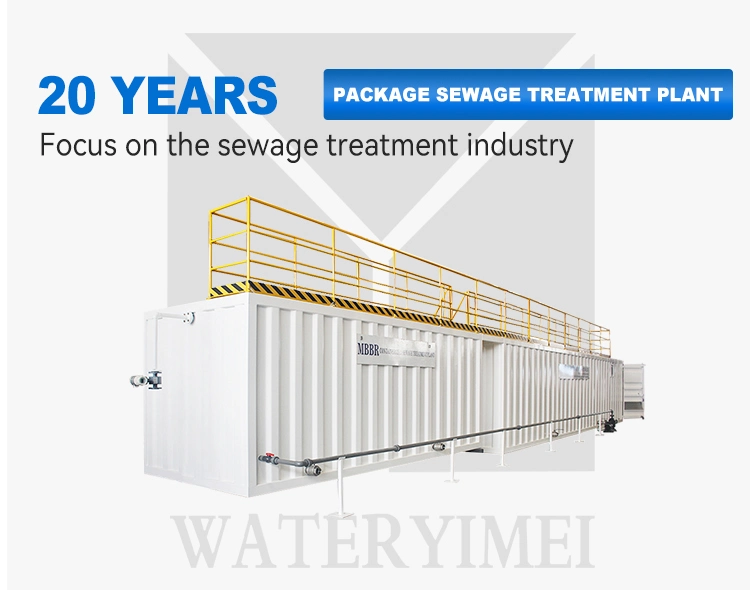 New Package Waste Water Treatment Plant/System/Equipment/Machine for Agricultural/Poultry Farm/Fish Farming/Plastic Washing/Slaughtering/Food Processing/Mining