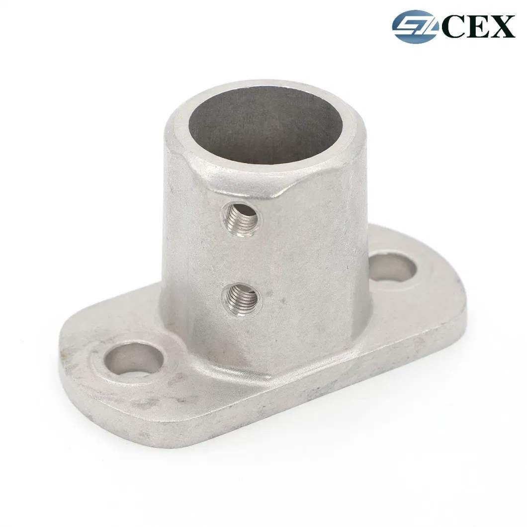 Aluminum Stair Support Bracket Base by Cold Chamber High Pressure Die Casting