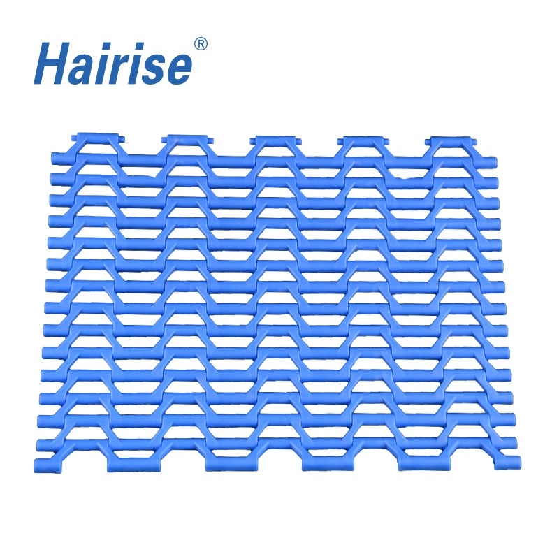 Hairise Blue PP Modular Flush Grid Conveyor Belt with CE Used for Package &amp; Logistic Industry