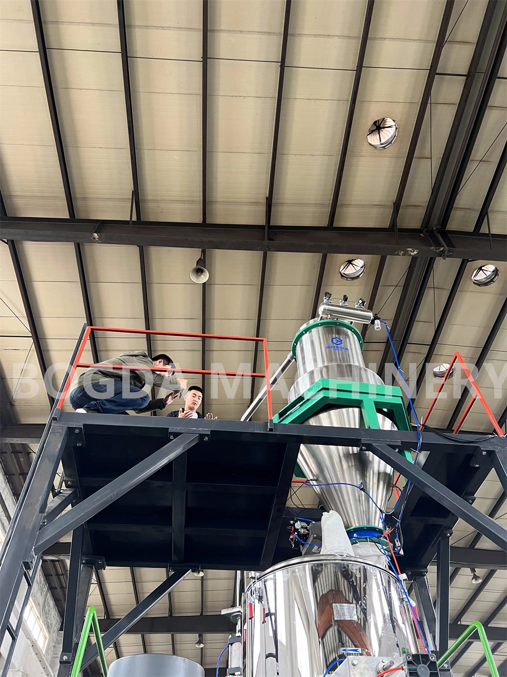 Automatic Feeding Gravimetric Dosing Batching Weighing Mixing Conveying System for PVC Compounding Mixing Small Additive