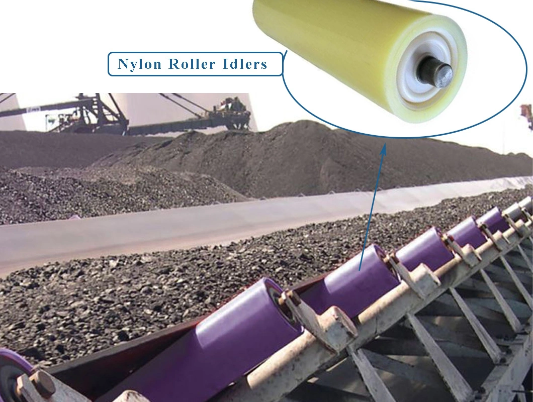 133mm Dia Friction Training Self Aligning Belt Conveyor Roller