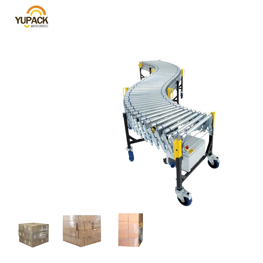 Adjustable Conveyor Legs Caster Guides for Box