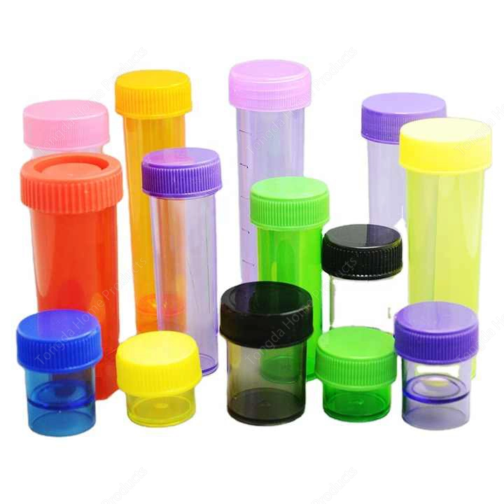 Hot Selling Pop Top Plastic Pill Bottles Vial Tablets Small Plastic Vials with Lids