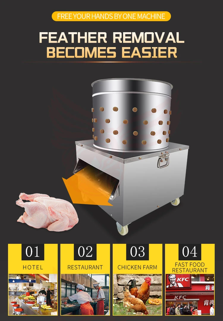 China Factory Poultry Grt-N60 Slaughtering Chicken Plucker Machine in High Efficiency