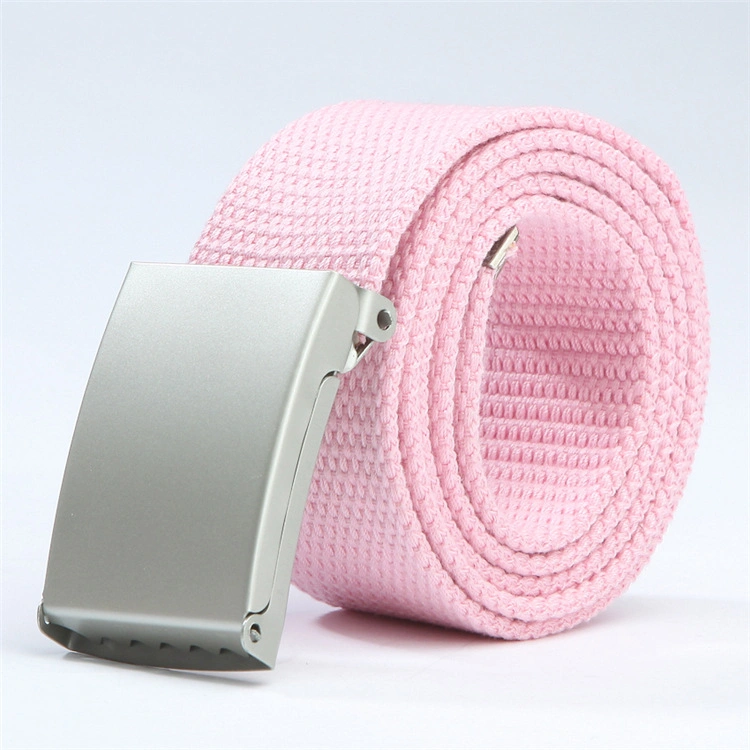 Men&prime;s Nylon Belts 38mm Width Canvas Belt with Metal Buckle